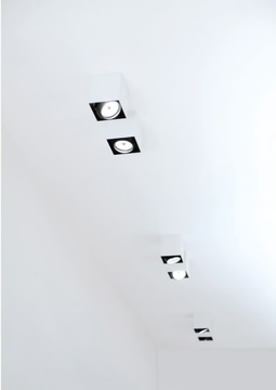 PUNTO PL - Adjustable metal ceiling lamp by DAVIDE GROPPI - view 3